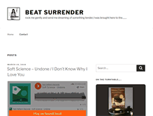 Tablet Screenshot of beat-surrender.com